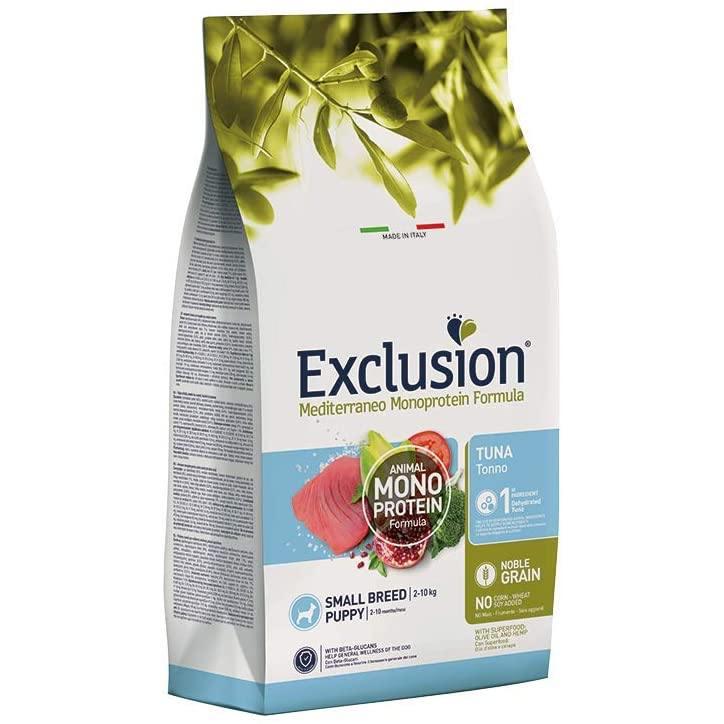 Exclusion Mediterraneo Monoprotein Puppy Small Breed con Tonno 2kg Exclusion Mediterraneo Monoprotein Puppy Small Breed con Tonno 2kg